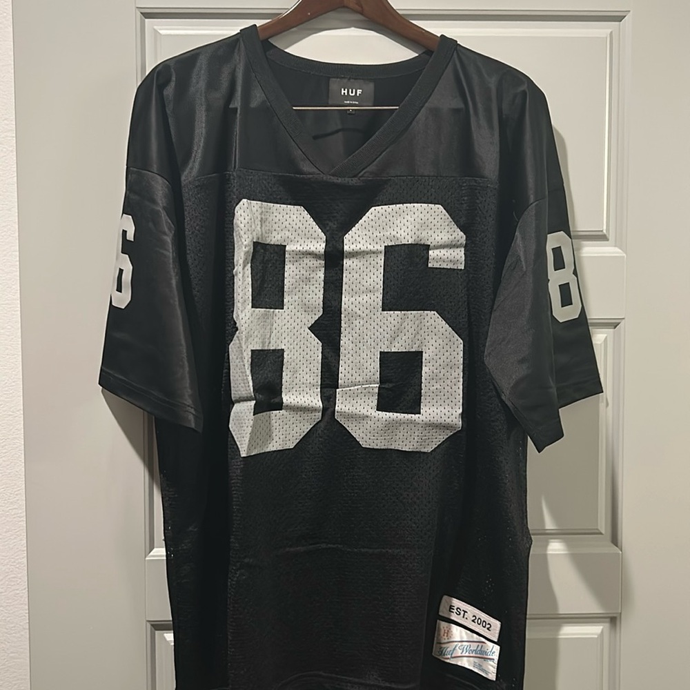 Men’s HUF black jersey mesh